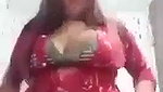 Beautiful hot girl showing her boobs  pussy in bathroom