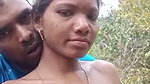 Lover pressing her nipple