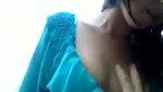 Sexy girl riding her boyfriend in open field