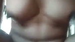 Tamil lady riding lover cock  nipple press