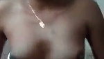 Tamil lady riding lover cock  nipple press