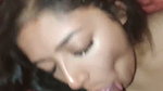 Awesome looking girl giving Blowjob