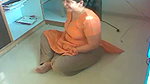 Old couple enjoying sex in office