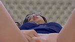 Sexy girl masturbation with pink dilo