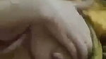 Sexy slim girl show her boobs  rubing her pussy