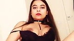 Very hot girl show her boobs  rubing her pussy
