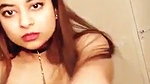 Very hot girl show her boobs  rubing her pussy