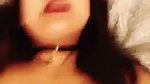 Very hot girl show her boobs  rubing her pussy