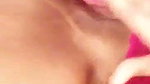 Very hot girl show her boobs  rubing her pussy