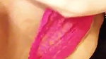 Very hot girl show her boobs  rubing her pussy