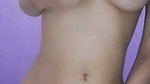 Very cute girl undressing and playing