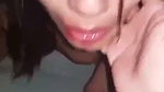 Slapping and playing with her