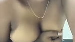 Horny Girl Pressing And Playing With Her Boobs