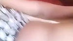 Hot beautiful bhabhi pressing her boobs  showing
