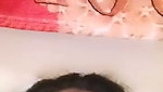 Hot beautiful bhabhi pressing her boobs  showing