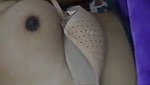 Hot girlfriend showing her boobs to bf