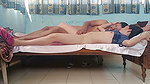 Nepali couple having sex on bed