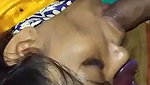 Sexy lady give Blowjob to husband cock