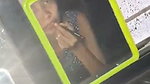 Slim girlfriend undress  wearing dress