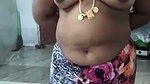 Tamil aunty undress her saree  show boob