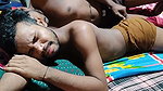 Threesome college mate fucking  enjoying