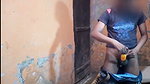 Young boy undress  showing her penis  pissing