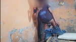 Young boy undress  showing her penis  pissing
