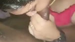 Aunty show her huge boobs  give Blowjob