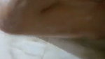Sexy lady bathing  showing