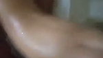 Sexy lady bathing  showing
