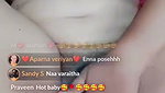 Aparna Tamil Kerala Kannada Showing Fingering On Tango Live