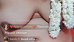 Aparna Tamil Kerala Kannada Showing Fingering On Tango Live