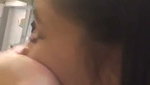 Girl Nude Selfies  Flash Public in coffee shop