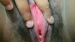 hot sexy girl black pussy masturbating