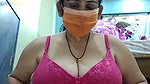 Aunty show her huge nude body  asshole on live
