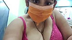 Aunty show her huge nude body  asshole on live