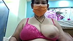 Aunty show her huge nude body  asshole on live