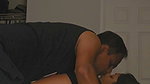 Boyfriend suck his gf boob  kissing