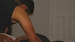 Boyfriend suck his gf boob  kissing
