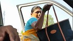 Car driving showing her dick to aunty