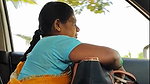 Car driving showing her dick to aunty
