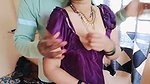 Devar pressing her bhabhi Boobs