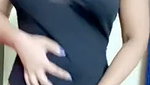 Hot girl showing her ass  press boobs