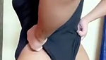 Hot girl showing her ass  press boobs