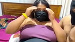 Husband rubing  Fingering hard to his wife