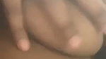 Slim girlfriend show her sweet boobs