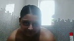 After bath sexy lady wearing cloth