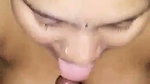 Aunty give Blowjob  show pink pussy