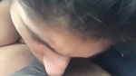 Beautiful girl giving deeply Blowjob