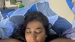 Beautiful girlfriend give Blowjob to bf cock